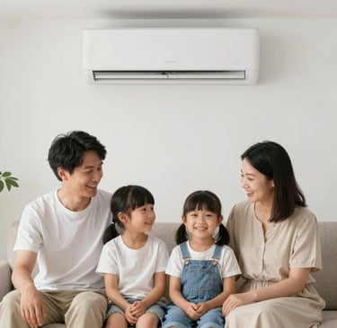 A cozy home setting with a product from the store placed on a wooden table.