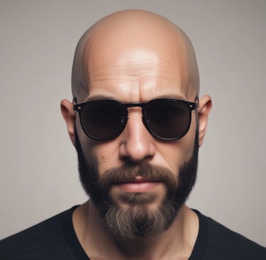 man standing near balcony