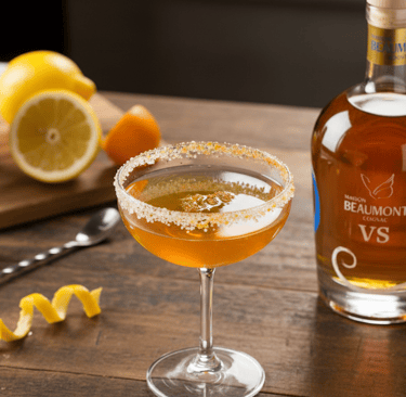 Cocktails-cognac, side-car, le cocktail signature au Cognac Maison Beaumont VS