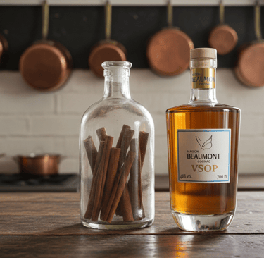 Cocktails-cognac, la liqueur de cannelle, ingrédient ou digestif à base de cognac Maison Beaumont VS