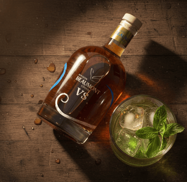 Cocktails-cognac, Goldfinger, le cocktail signature moderne au Cognac Maison Beaumont VS