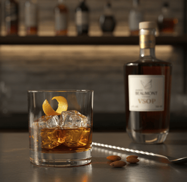 Cocktails-cognac, French Connection, le cocktail sophistiqué au Cognac Maison Beaumont VSOP