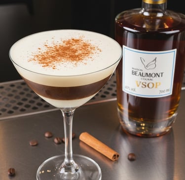 Cocktails-cognac, VSOP Expresso, le cocktail intense et raffiné au Cognac Maison Beaumont VSOP