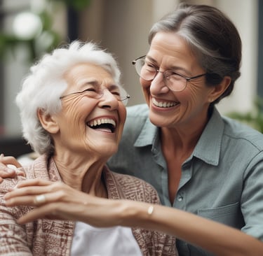 Soft clouds in a blue sky, reflecting the calm and comforting background theme of the website.