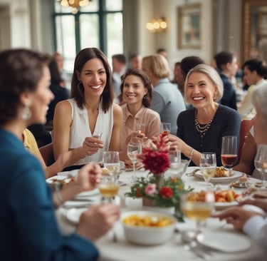 An inspiring photo of local leaders addressing the audience.