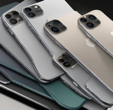 A modern smartphone displaying a vibrant screen with apps