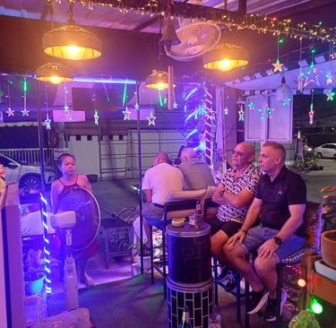 Customers watching TV at Anny Bar, Soi 94, Hua Hin