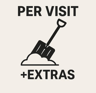 per-visit service  plus extras 
