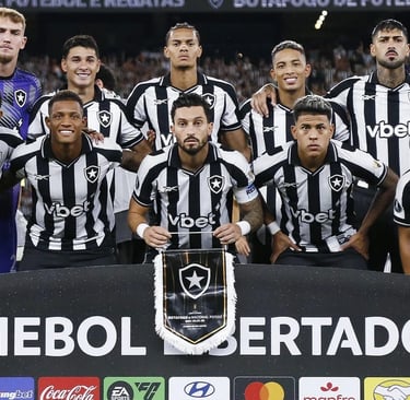 Foto oficial do time do Botafogo na libertadores 2026