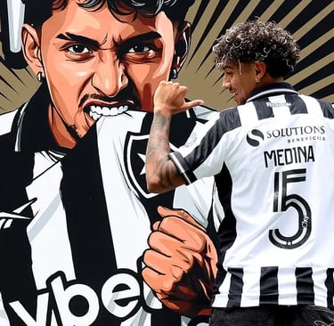 Cristian Medina Oficialmente apresentado no Botafogo