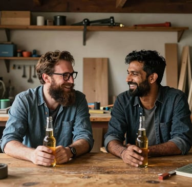 Brian and Dave - Hosts of Unhinged Dads Podcast ready to hear from you