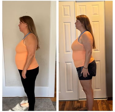 Before and after results from using GLP-1 supplements for natural weight management 5