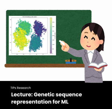 TIPs to launch lecture on genetic sequence representation