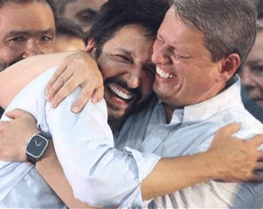 Tercisio de Freitas and the São Paulo's Mayor Ricardo Nunes