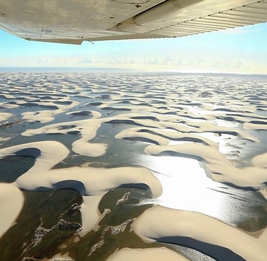 Lençóis Overflight Maranhão Brazil
