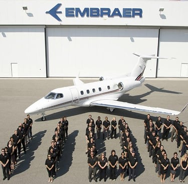 1100 units sold - Embraer Brasil