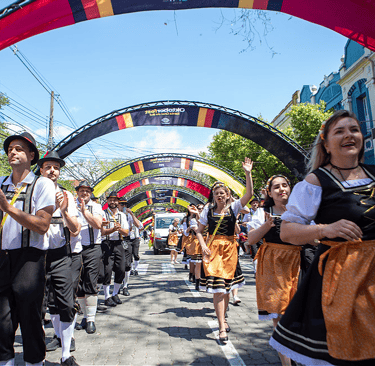 Oktober Fest Parade Blumenau Brazil