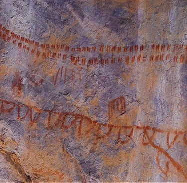 Pintura Rupestre Piatã, Brazil Northeast