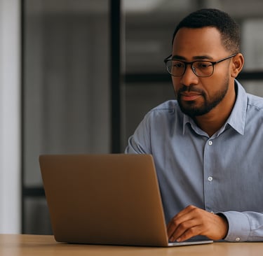 vCISO providing remote support to an SMB client.