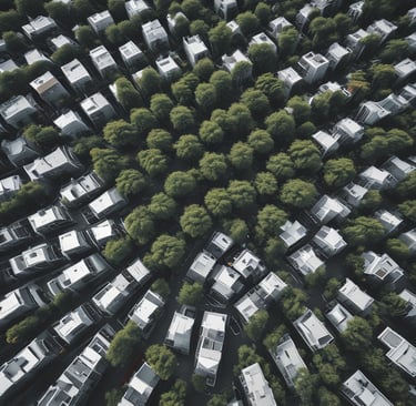green trees under white sky during daytime