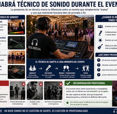 Técnicos de Sonido con amplia experiencia en Sevilla y Provincia