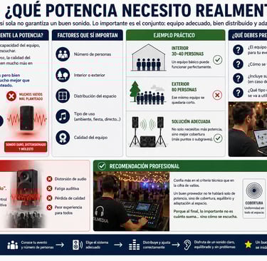 Pontecia real watios RMS, música ambiente,fiestas, directos. Sevilla y alrededores