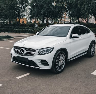 Mecedes Benz glc 300 coupe fitted with premium tyres sold at our tire shop in lagos