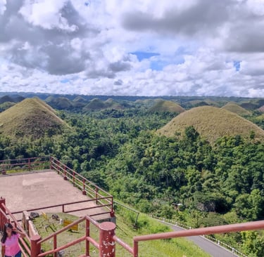 Chocolate Hills in Carmen, Bohol, Philippines