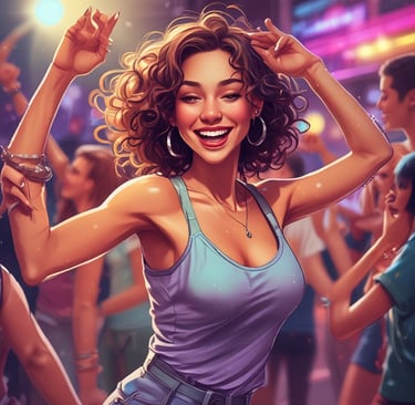 A person with long light-colored hair wearing a black cap and sunglasses holds a wad of cash in each hand. The t-shirt has a graphic design with the word 'explosive' on it. The background is blurred with dim lighting, giving the scene a moody atmosphere.