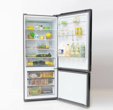 TCL P445BFB Fridge Freezer