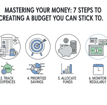Discover how to take control of your finances with our guide, "Mastering Your Money: 7 Steps to Crea