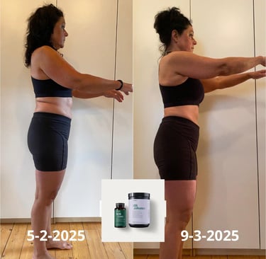 Before and after results from using GLP-1 supplements for natural weight management 2