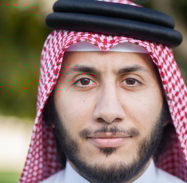 Portrait of Fahad Khalied Al-Thani, Qatar — Faces of Qatar project. Photo: Mohammed Zarrugh Ismail