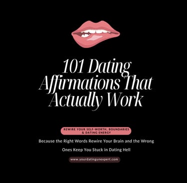 101 dating affirmations that actually work cards