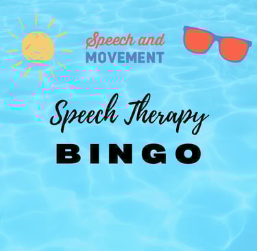 summer speech therapy activities to improve articulation, language, and social skills