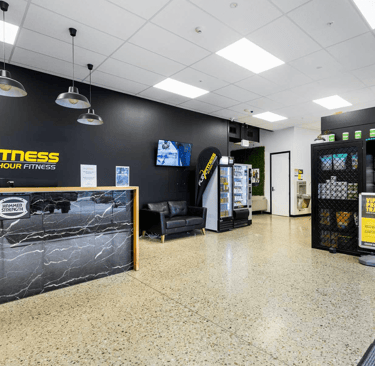 Gym vending machine stocked with protein bars, sports drinks and healthy snacks in New Zealand