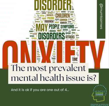 the most prevalent mental health issue is anxiety disorder