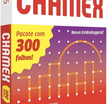Papel Sulfite, Chamex, A4, 75 Gramas, Pacote De 300 Folhas