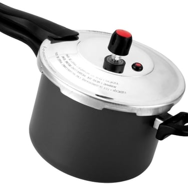 Panela Pressão 4,5l Antiaderente Fechamento Externo Premium - Cinza