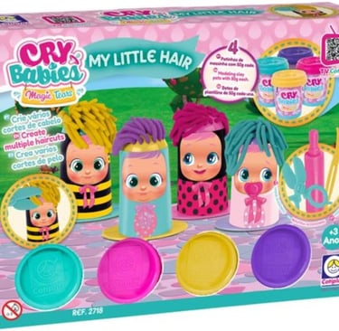 Cotiplás, Kit de Massinha My Little Hair Cry Babies Magic Tears