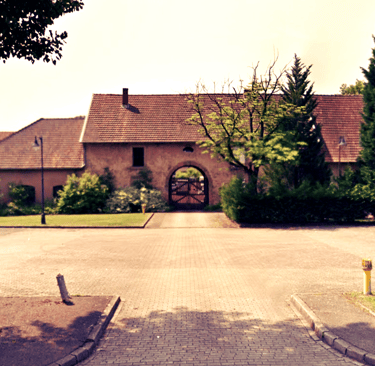 Entrée de la cour du château de Fusrt