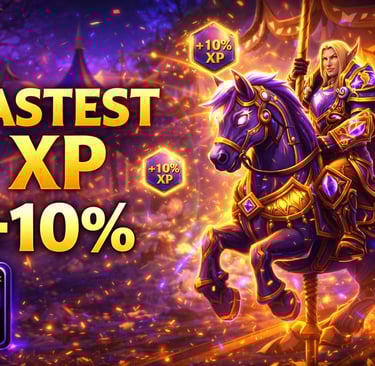 darkmoon fair xp buff 2026, WoW, midnight, Fastest way to level in Midnight, WoW Midnight Alt Leveling