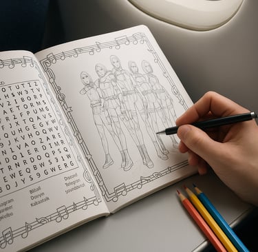 k-pop fandom fun, k-pop word search, k-pop coloring book, k-pop activity book, unofficial fan puzzle book, fantasy hunt