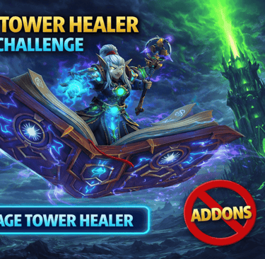 #WorldOfWarcraft #MageTower #HealerChallenge #WoWGuides  #RestoShaman #