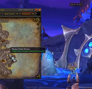 Nexus-Point Xenas, entrance, location, wow, midnight, wowprimer, midnight mythic season1