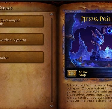 Nexus Point Xenas, wow, midnight, wowprimer, midnight mythic season1
