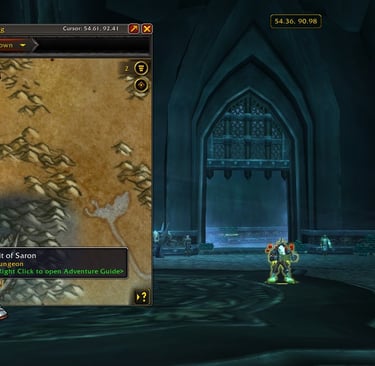 Pit of Saron entrance, location, wow, midnight, wowprimer, midnight mythic season1