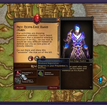 Prey system, Prey Nexus-Edge Hadim, prey hard mode, WoW, Midnight, WoW Midnight Alt Leveling, prey farm