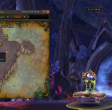 Seat of the Triumvirate entrance, location, wow, midnight, wowprimer, midnight mythic season1