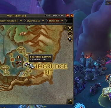 Sporefall location, wow midnight rotmire, rotmire boss guide, sporefall raid wow, wow rotmire guide, rotmire heroic guide